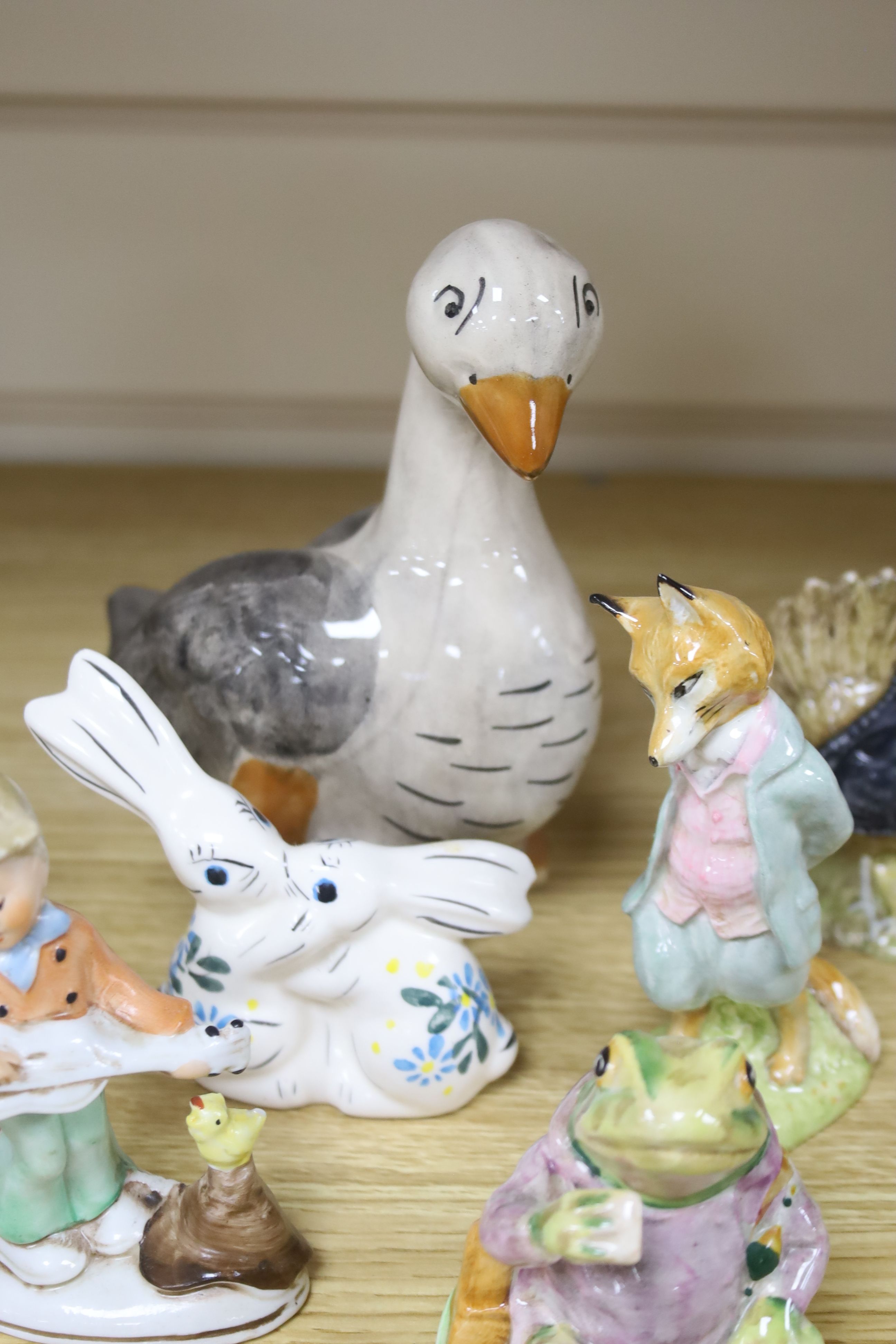 8 Beswick Beatrix Potter characters and 3 others